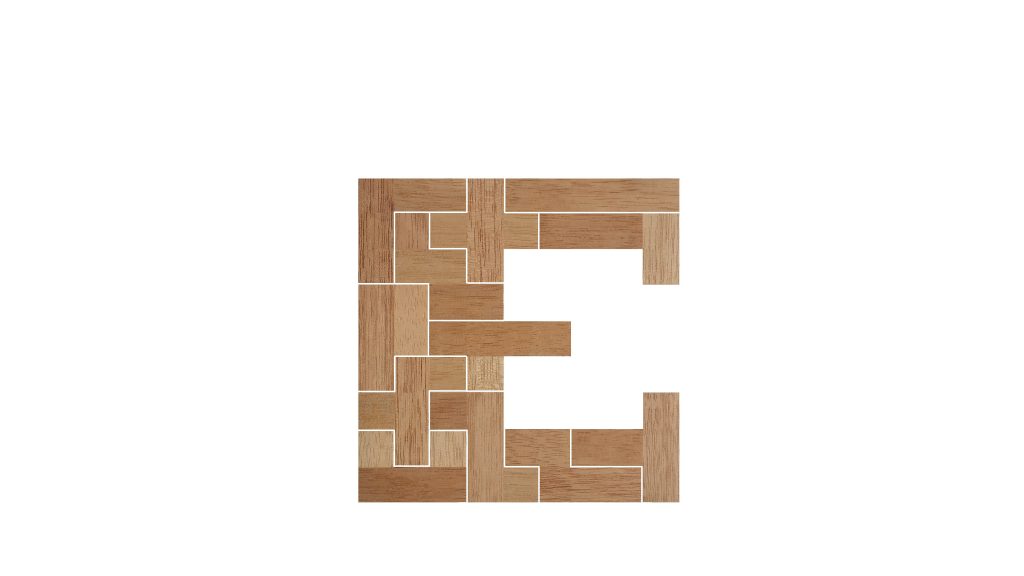 pentominos letra "E"
