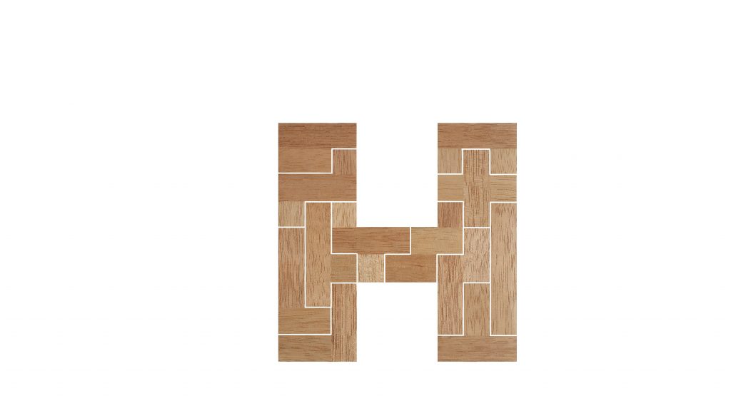 pentominos letra "H"